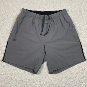 RHONE Athletic Shorts Men's Size S Gray Gym Workout Training 6.5" Inseam Small